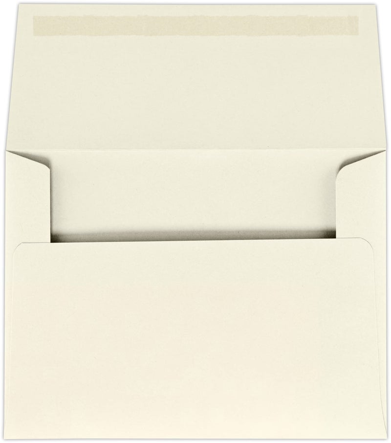 LUXPaper A6 Invitation Envelopes | 4 3/4" x 6 1/2" | Natural | 70lb. Text | 50 Qty - Image 2